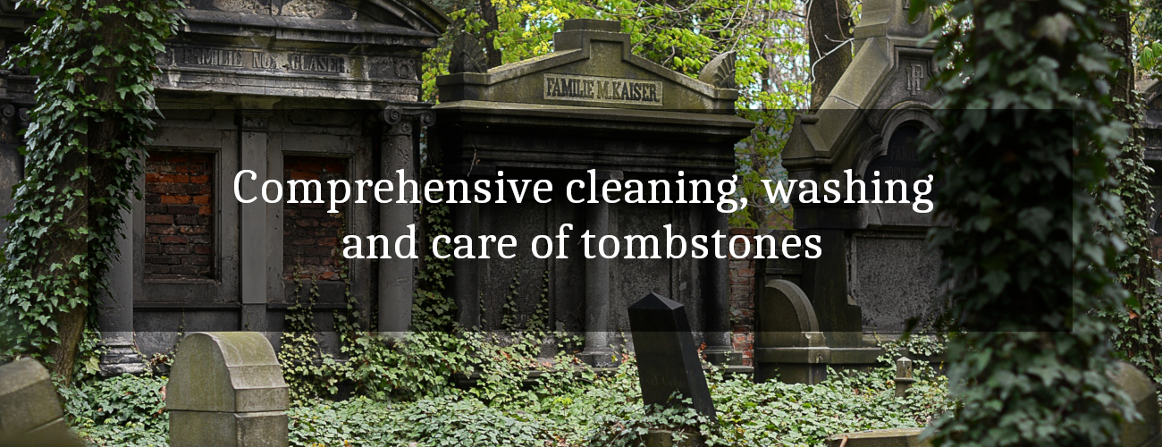 Cleaning tombstones